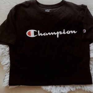 ☆Women’s Black Champion Logo Shirt